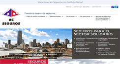 Desktop Screenshot of acseguros.com.co
